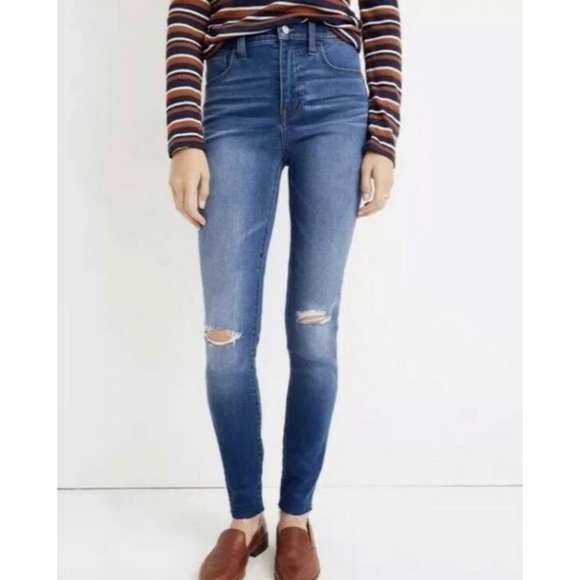 Madewell 9" High Rise Skinny Crop Size 28 - Picture 8 of 8